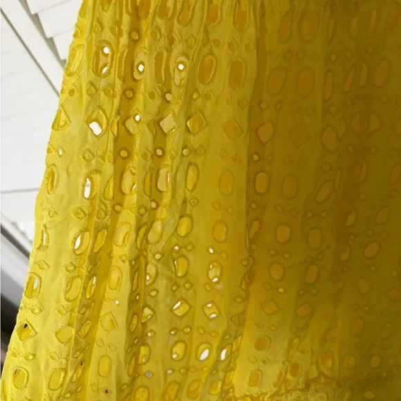 Lilly Pulitzer Sunny Yellow Eyelet Top - Picture 3 of 6